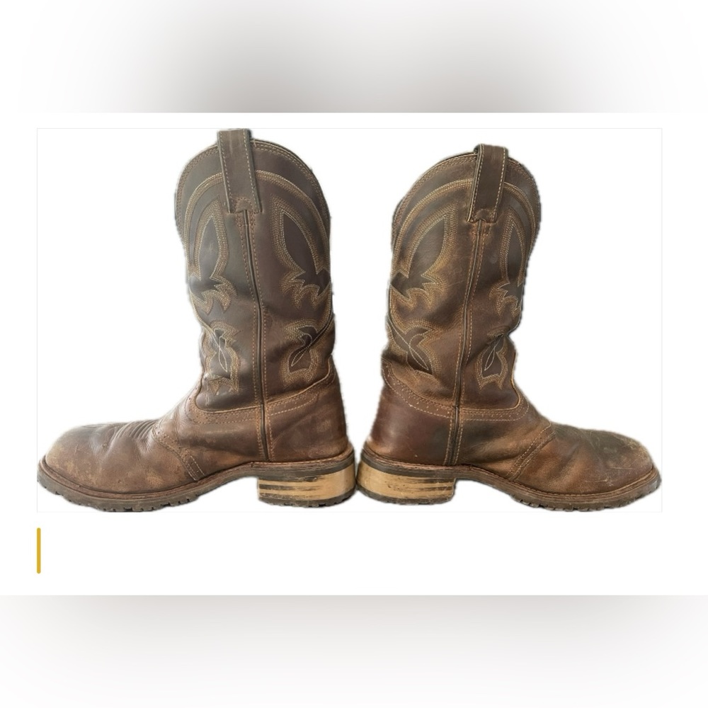 Men’s leather Double H boots size 8